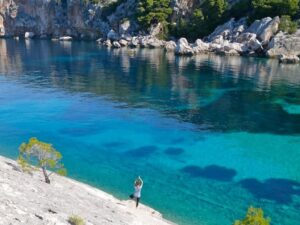 Yoga, Croatia, Nature, Sea, Island