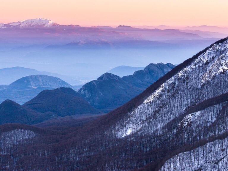 Snow, Italy, Apennines, Abruzzo, Winter